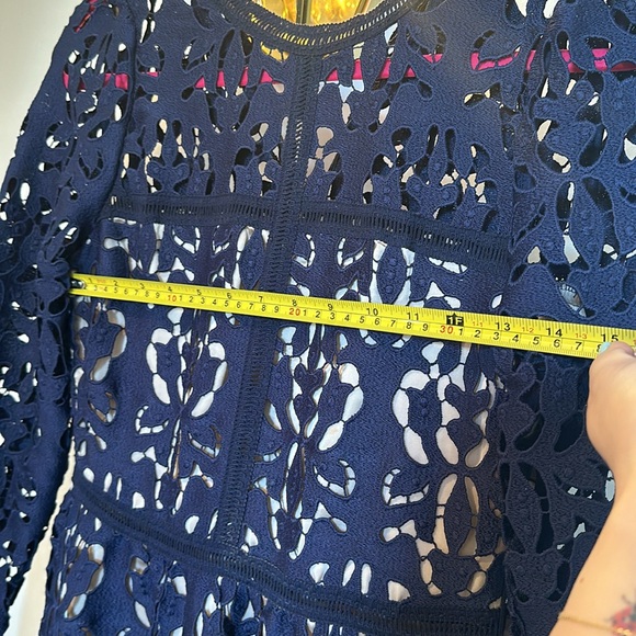 Zara Navy Midi Dress - Picture 4 of 6